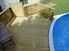 treated pool deck